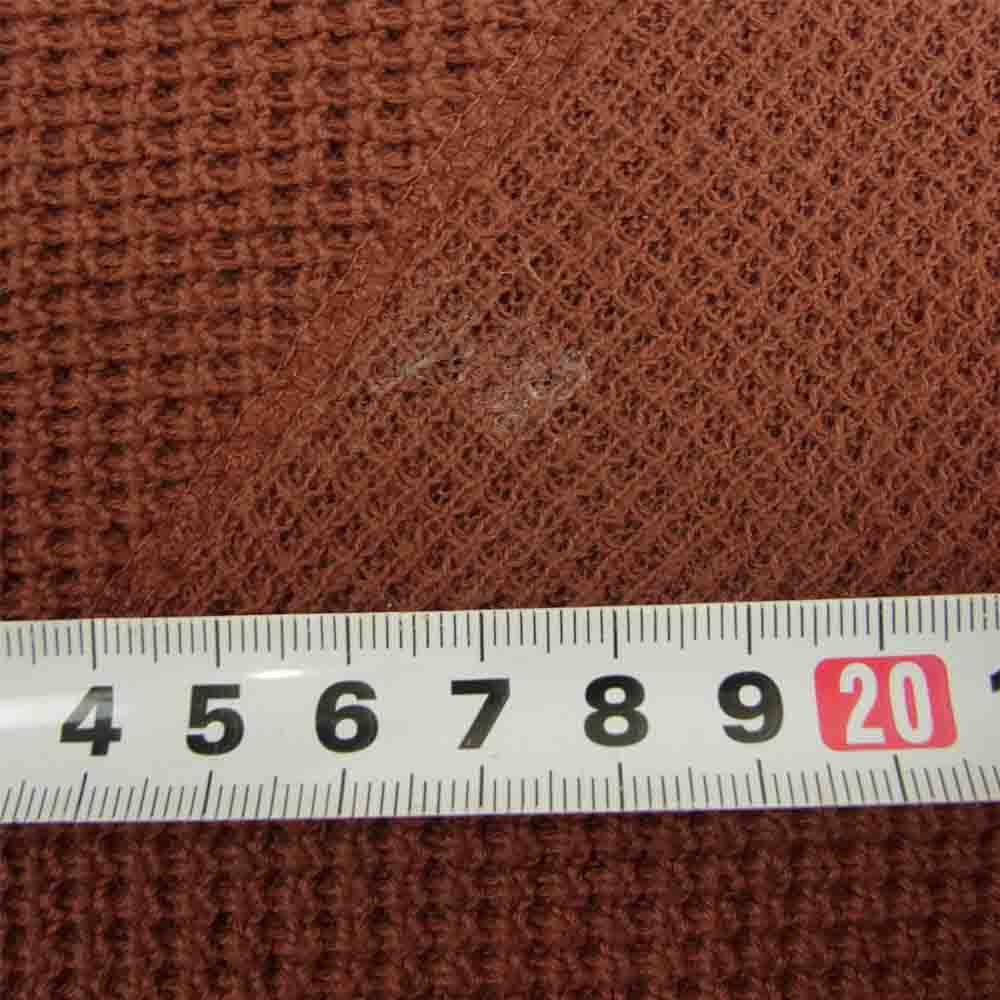 ADDICT CLOTHES アディクトクローズ COTTON WAFFLE KNIT コットン ワッフル ニット ブラウン系 42【中古】
