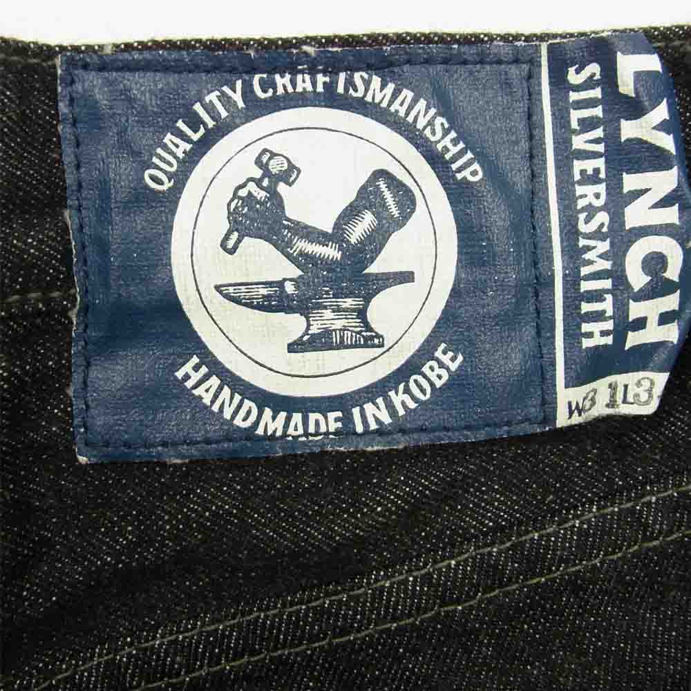 LYNCH SILVERSMITH リンチシルバースミス LYNCH Original DENIM PANTS リンチオリジナル デニム パンツ ブラックデニム ブラック系 31【中古】