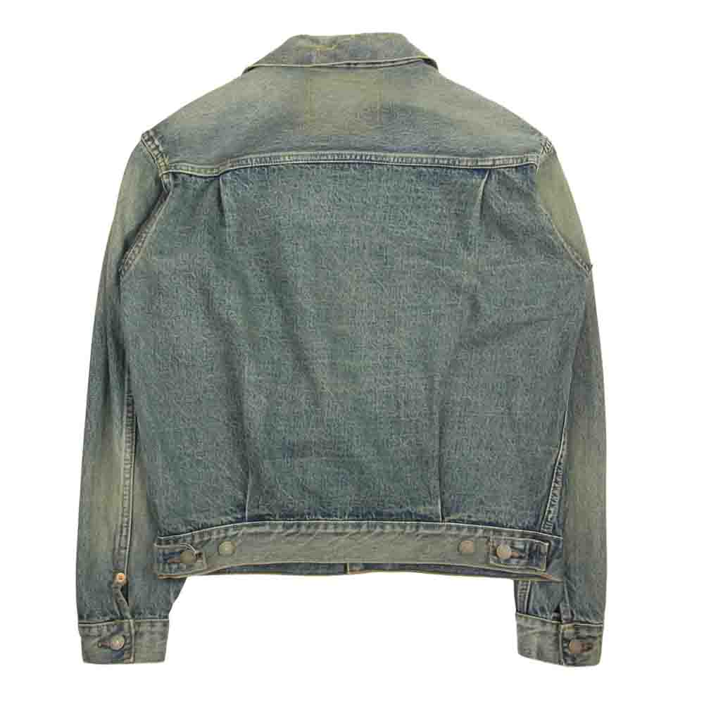 The REAL McCOY'S ザリアルマッコイズ Lot001XXJ Washed 加工 デニム デニム ジャケット インディゴブルー系 38【中古】