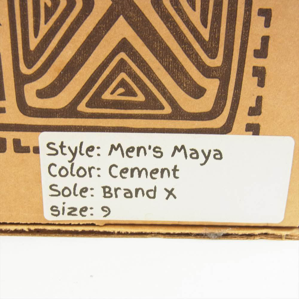 ブランドエックス MAYA GY マヤ メッシュ レザー メキシカン サンダル グレー系 9【極上美品】【中古】