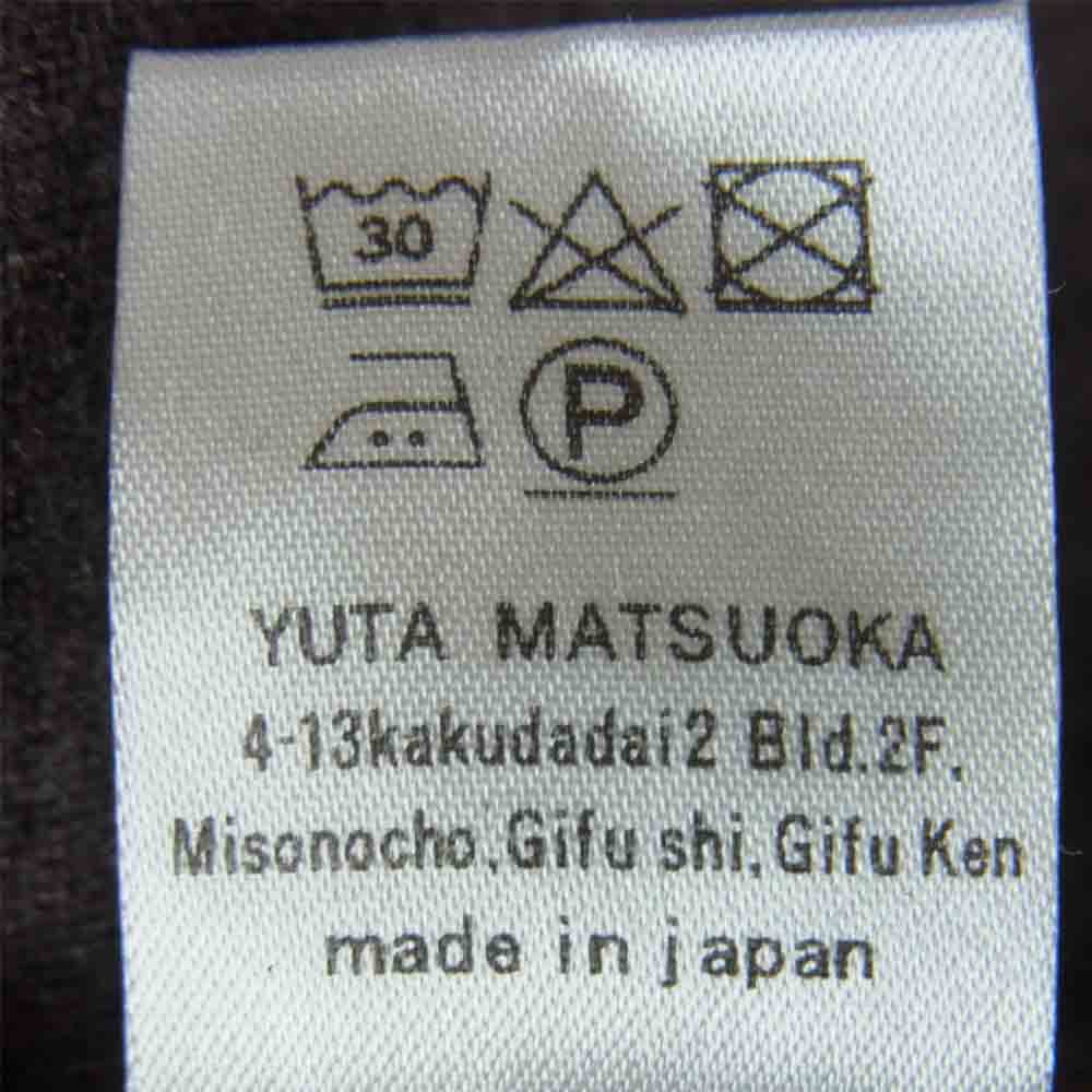 ユウタマツオカ 22SS 22S06lcbr brown long shirt coat リネン100％ 麻 ロング シャツ コート グレイッシュブラウン系 2【新古品】【未使用】【中古】