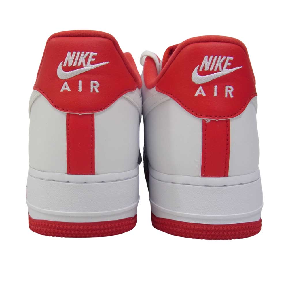 NIKE ナイキ CD0884-101 AIR FORCE 1 07 UNIVERSITY RED エアフォースワン ユニバーシティレッド ホワイト系 29cm【極上美品】【中古】