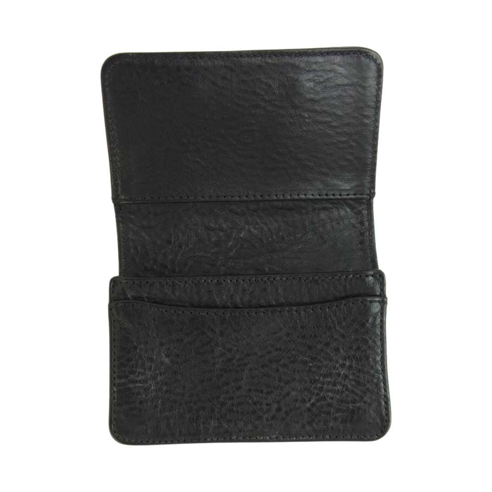 CHROME HEARTS クロムハーツ（原本無） クロスパッチ レザー カードケース ブラック系【中古】