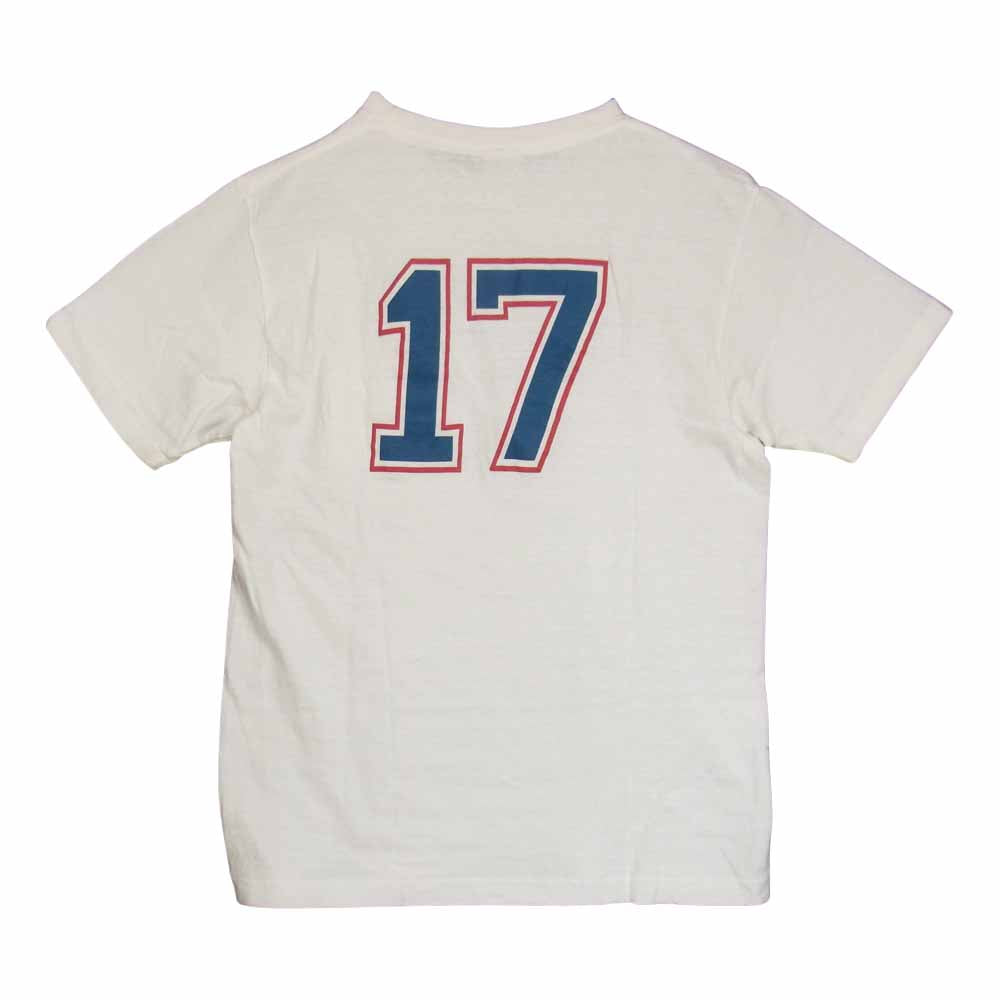 STANDARD CALIFORNIA スタンダードカリフォルニア UNITED WE STANDARD バックナンバリング プリント Tシャツ ホワイト系 M【美品】【中古】