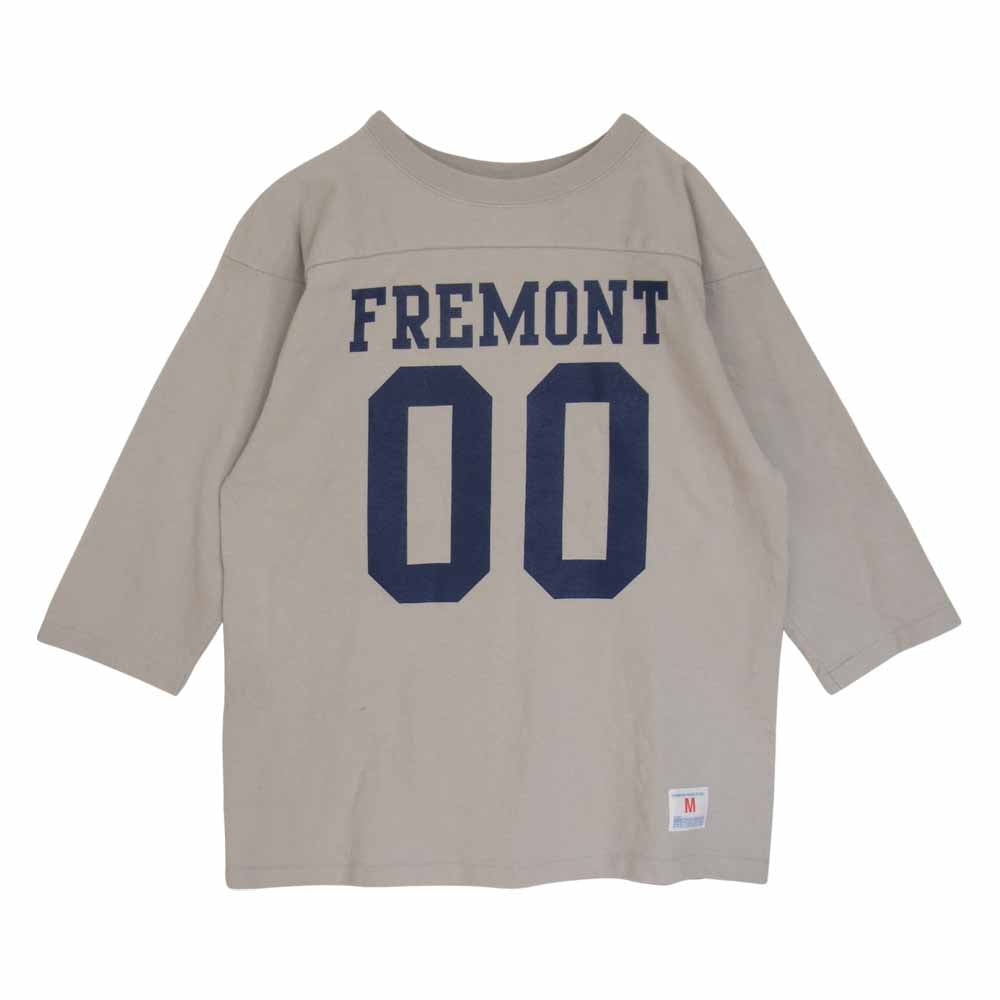 STANDARD CALIFORNIA スタンダードカリフォルニア Champion FREMONT チャンピオン プリント  フットボールシャツ グレー系 M【美品】【中古】
