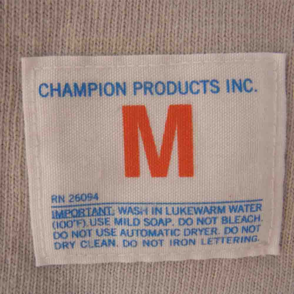 STANDARD CALIFORNIA スタンダードカリフォルニア Champion FREMONT チャンピオン プリント  フットボールシャツ グレー系 M【美品】【中古】