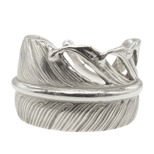 WINGROCK ウィングロック フェザー リング シルバー系 16号【中古】