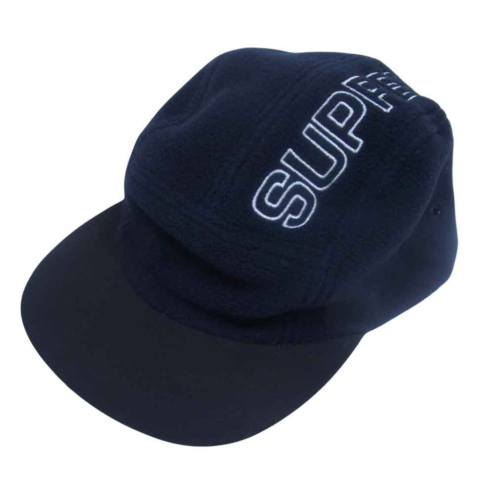 Supreme シュプリーム 18AW Polartec Camp Cap ポーラーテック キャンプキャップ ダークネイビー系 M/L【中古】