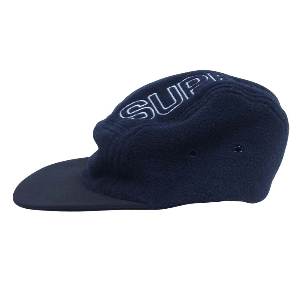 Supreme シュプリーム 18AW Polartec Camp Cap ポーラーテック キャンプキャップ ダークネイビー系 M/L【中古】