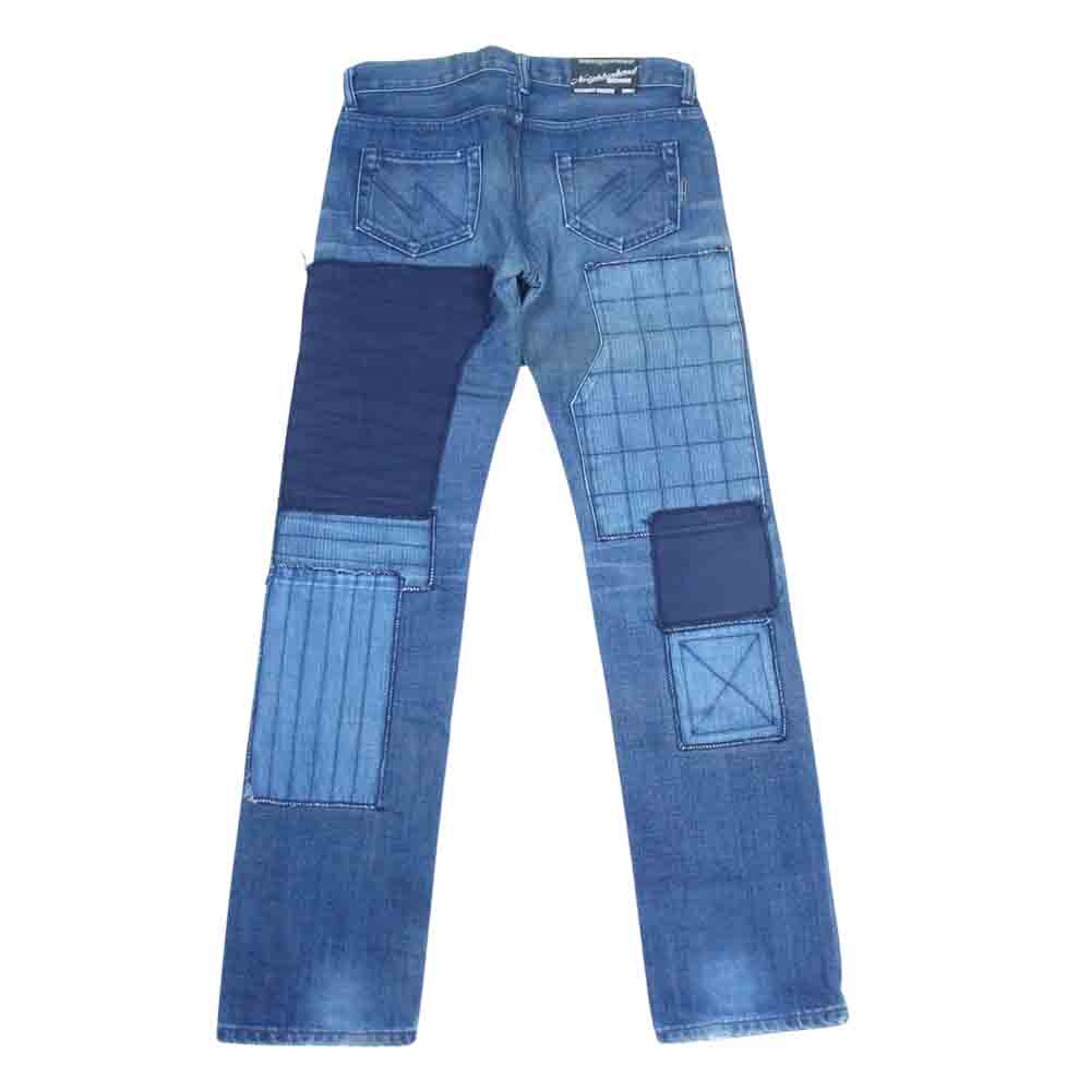 NEIGHBORHOOD ネイバーフッド DCNH-PT-W12 FRAGMENT NARROW 02 フラグメント ナロー サベージ デニム パンツ インディゴブルー系 S【中古】
