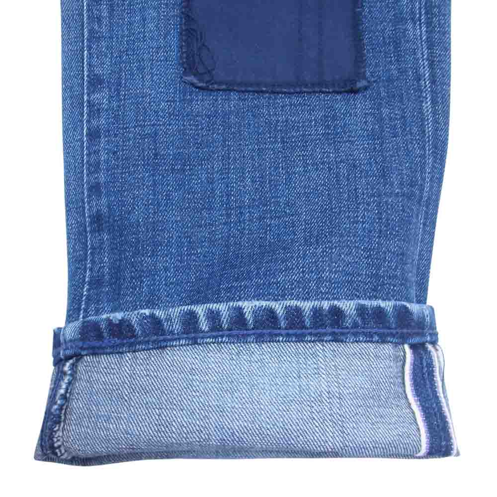NEIGHBORHOOD ネイバーフッド DCNH-PT-W12 FRAGMENT NARROW 02 フラグメント ナロー サベージ デニム パンツ インディゴブルー系 S【中古】