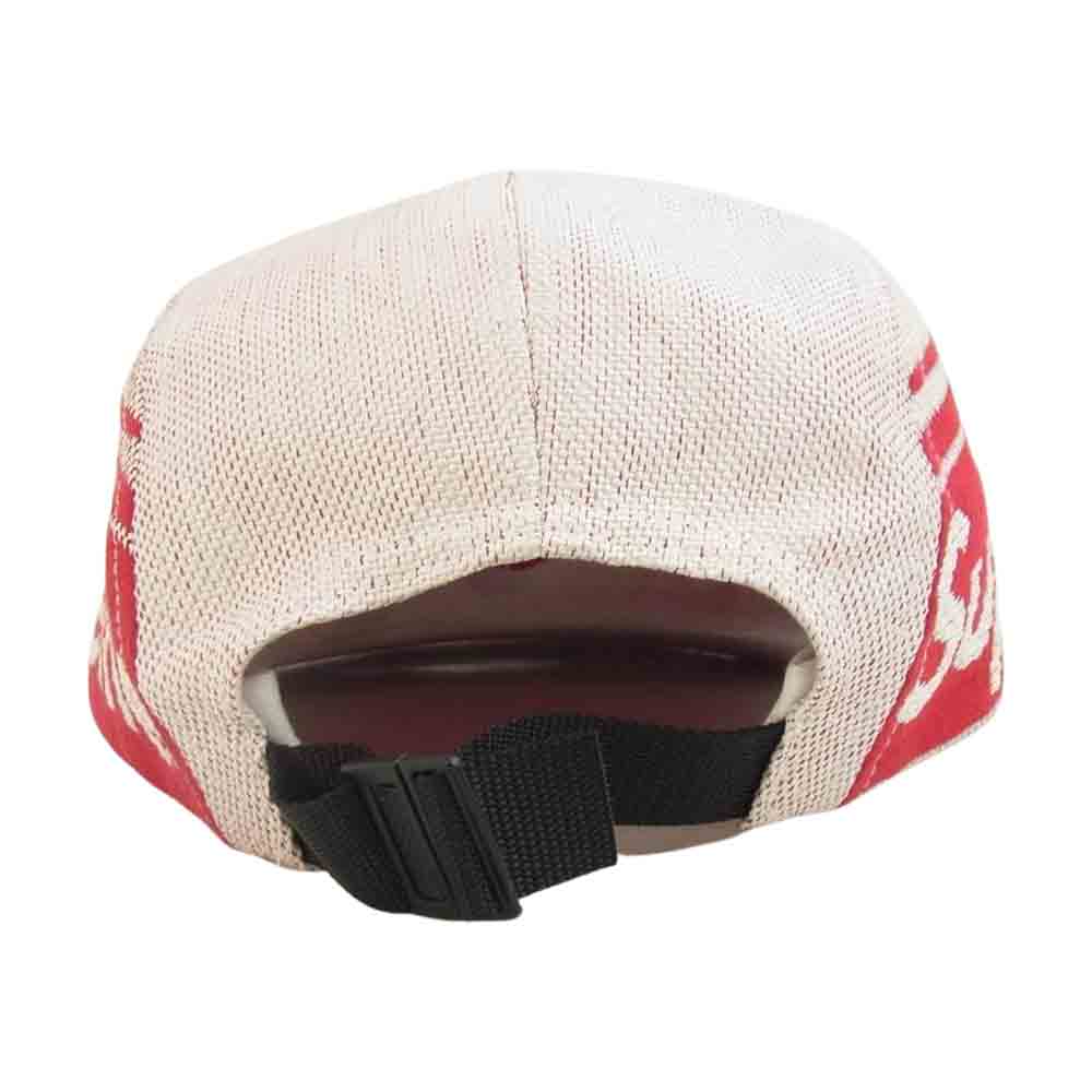 Supreme シュプリーム 19SS Raffia Woven Logo Camp Cap ラフィア ウーブンロゴ キャンプキャップ ホワイト系【中古】