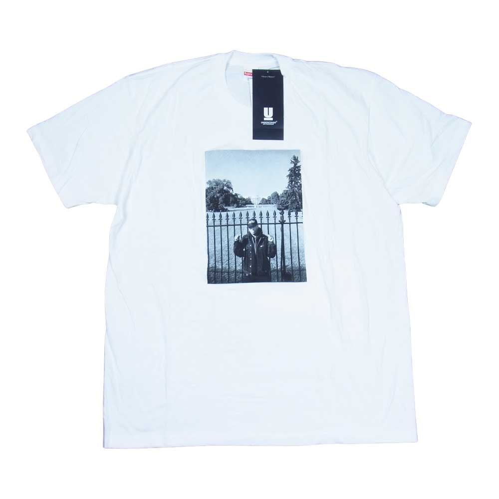 Supreme シュプリーム SPU3802 UNDERCOVER Public Enemy White House Tee パブリックエネミー ホワイトハウス Tシャツ ホワイト系 XL【中古】