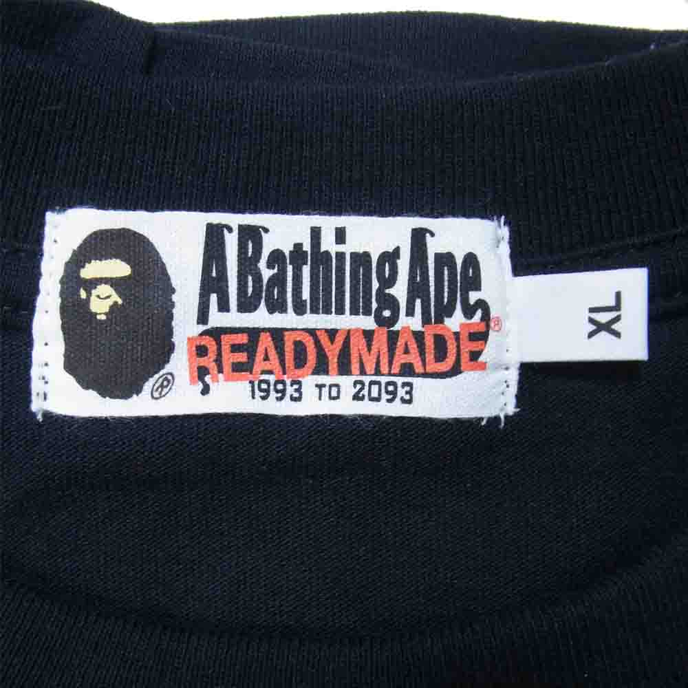 READY MADE レディメイド 001TEH231902X A BATHING APE Shark Wide Tee アベイシングエイプ シャーク ワイド Tシャツ ブラック系 XL【美品】【中古】