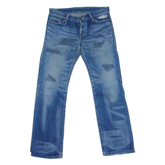 NEIGHBORHOOD ネイバーフッド LOT 07EX SAVAGE LEVEL-4 MEDIUM STRAIGHT ミディアムストレート サベージ デニムパンツ インディゴブルー系 S【中古】