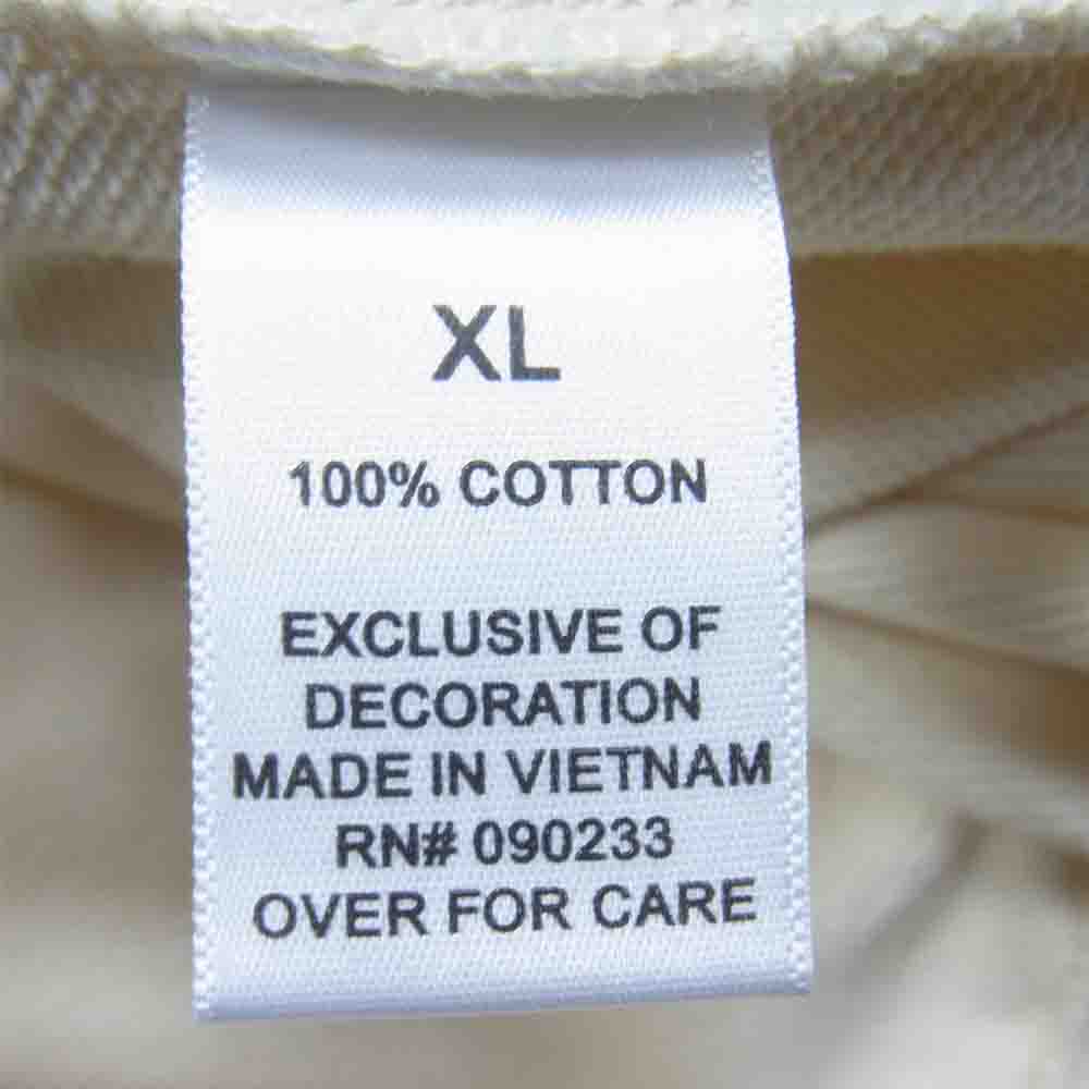 FEAR OF GOD フィアオブゴッド 21SS Essentials エッセンシャルズ LS Polo Shirt スウェット ポロ シャツ 長袖 ホワイト系 XL【美品】【中古】