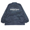FEAR OF GOD フィアオブゴッド 22SS Essentials エッセンシャルズ Coaches Jacket バックロゴ コーチ ジャケット チャコール系 XL【美品】【中古】