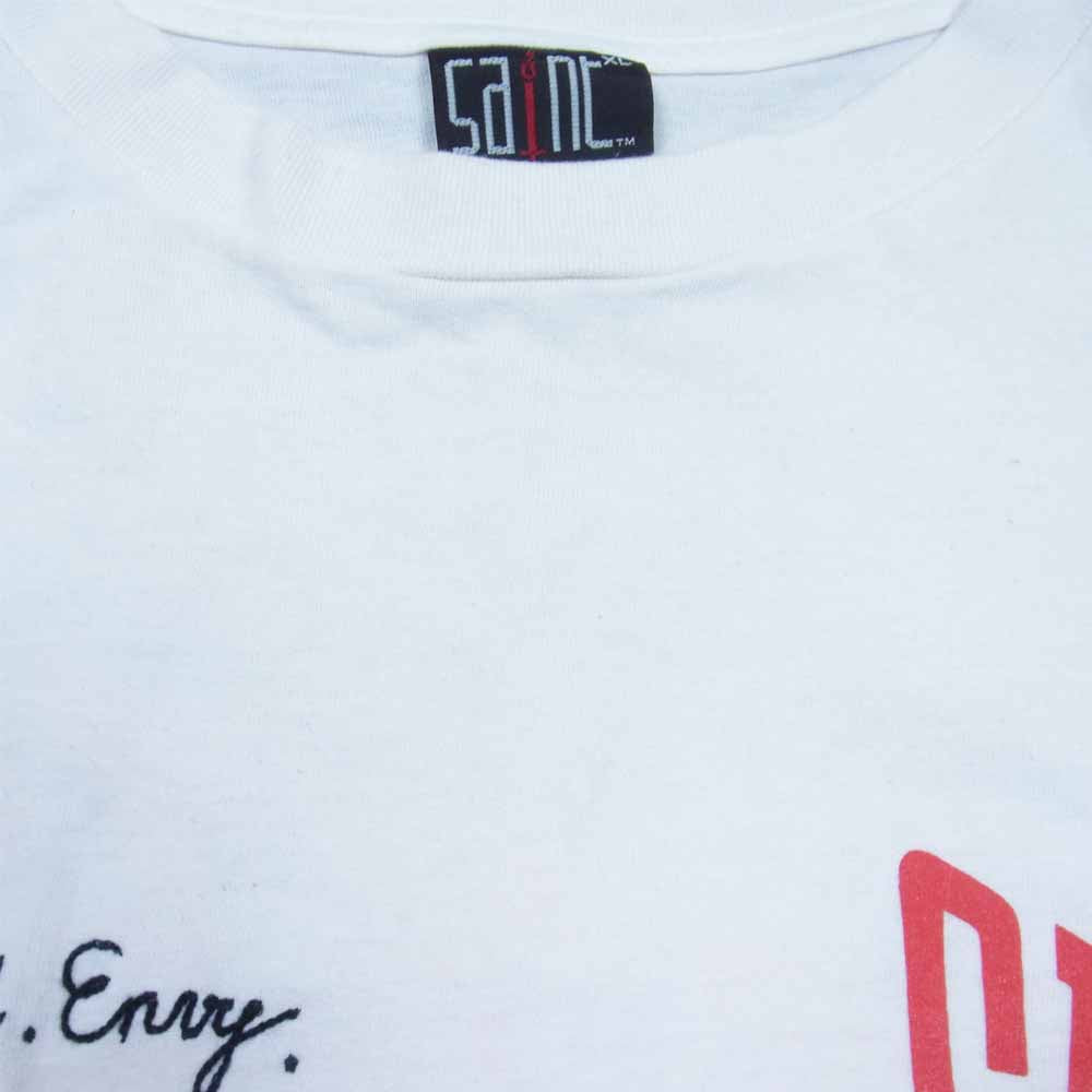 セントマイケル 21SS SM-S21-0000-007 SS TEE LOGO ロゴ プリント 半袖 Tシャツ オフホワイト系 XL【美品】【中古】