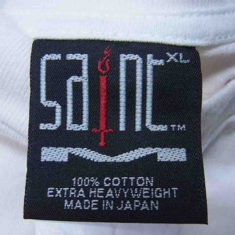 SAINT MICHAEL セントマイケル 21SS LOGO PRINT S/S TEE SM-S21-0001-007 ロゴプリント 半袖Tシャツ カットソー ブラック