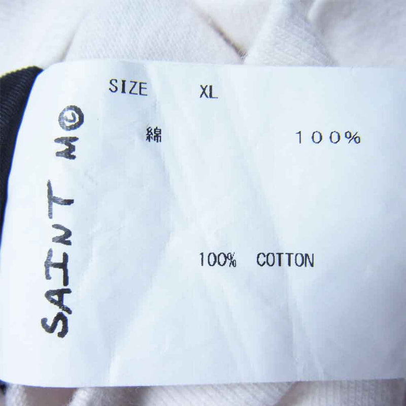 SAINT MICHAEL セントマイケル 21SS LOGO PRINT S/S TEE SM-S21-0001-007 ロゴプリント 半袖Tシャツ カットソー ブラック