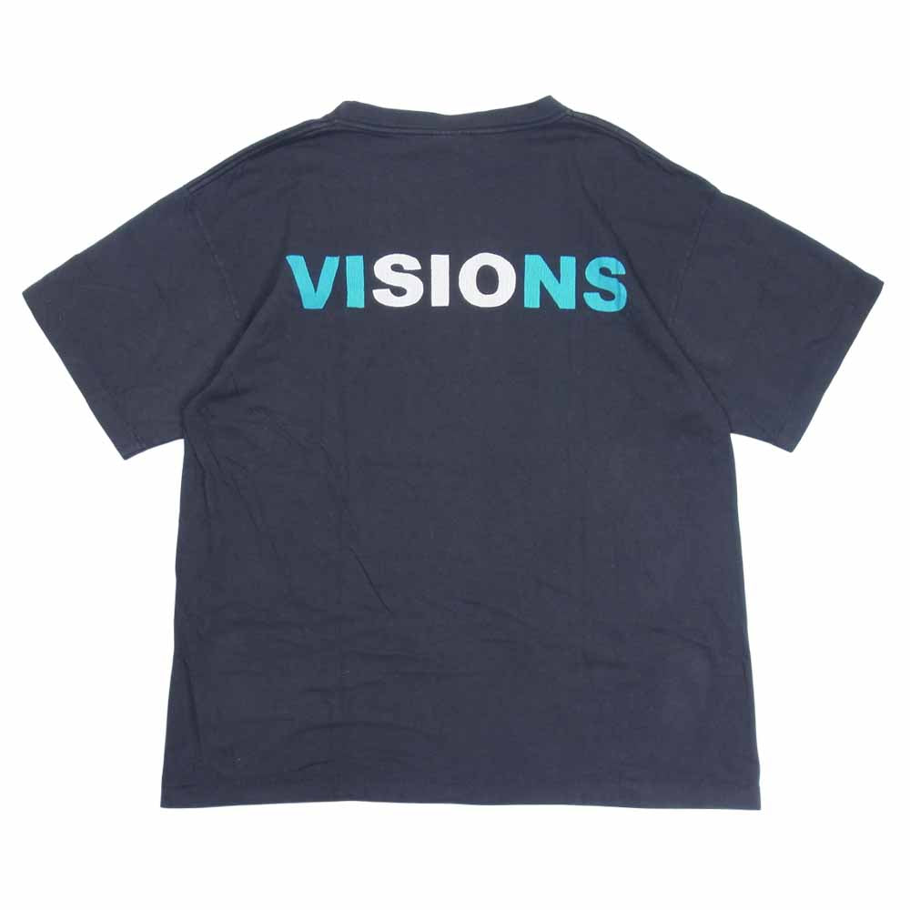 セントマイケル 21SS SM-S21-0000-06 VISIONS プリント Tシャツ チャコール系 XL【美品】【中古】