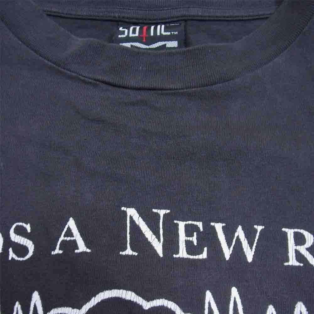 セントマイケル 21SS SM-S21-0000-06 VISIONS プリント Tシャツ チャコール系 XL【美品】【中古】