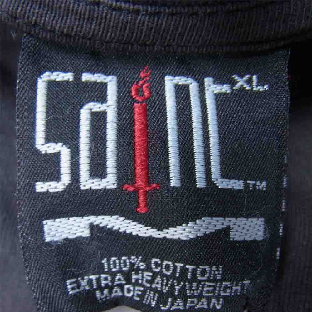 セントマイケル 21SS SM-S21-0000-06 VISIONS プリント Tシャツ チャコール系 XL【美品】【中古】