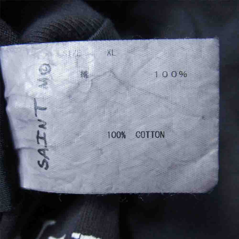 セントマイケル 21SS SM-S21-0000-06 VISIONS プリント Tシャツ チャコール系 XL【美品】【中古】
