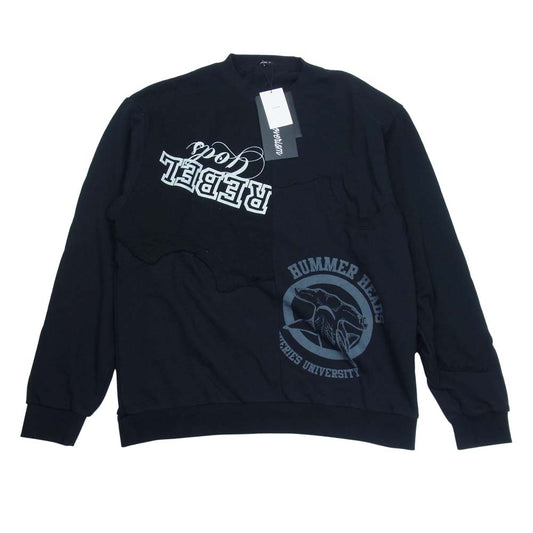 UNDERCOVER アンダーカバー 22SS UIB4801 UNDERCOVERISM 再構築 スウェット ブラック系 5【中古】