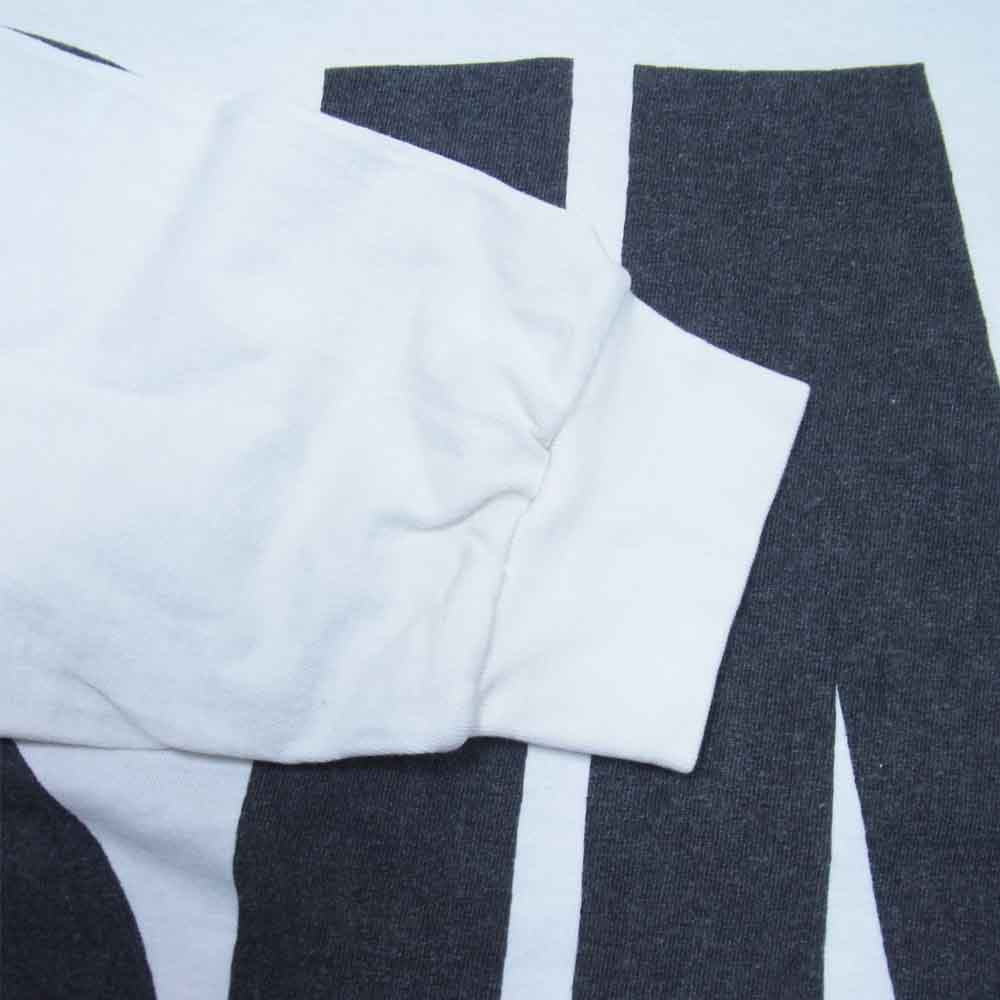 セントマイケル SM-A21-0000-015 SIN L/S T-SHIRT ヴィンテージ加工 長袖 Tシャツ ホワイト系 XL【美品】【中古】
