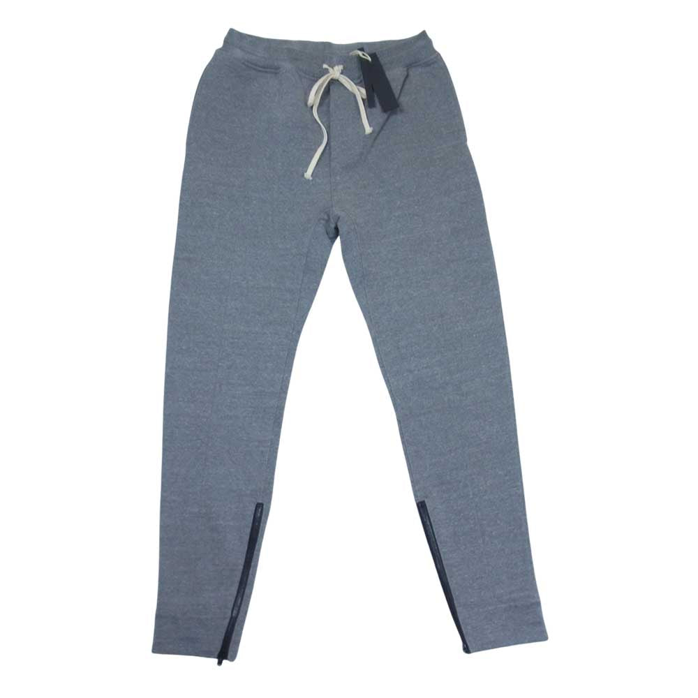 FEAR OF GOD フィアオブゴッド 17AW FIFTH COLLECTION Heavy Terry Sweat Pants ヘビー テリー 裾ジップ スウェット パンツ グレー系 L【中古】