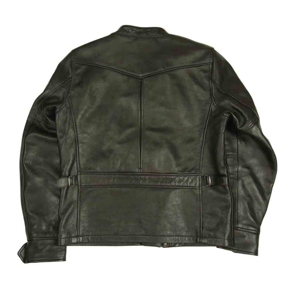 Pherrow's フェローズ GX-72 MOTORCYCLE JACKET ホースハイド モーターサイクルジャケット ブラック系 42【美品】【中古】