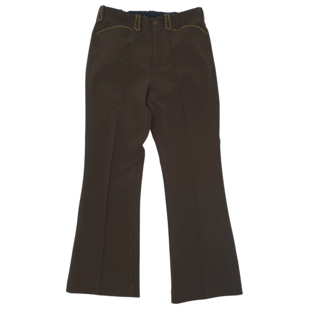 Needles ニードルス IN053 WESTERN LEISURE PANT PE/PU DOUBLE CLOTH ウエスタンレジャーパンツ ブラウン系 S【中古】