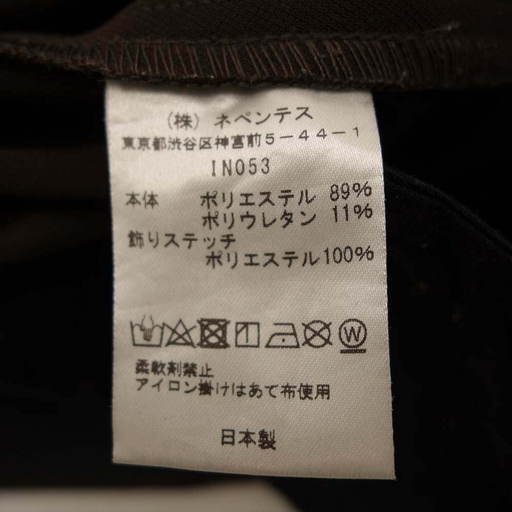 Needles ニードルス IN053 WESTERN LEISURE PANT PE/PU DOUBLE CLOTH ウエスタンレジャーパンツ ブラウン系 S【中古】