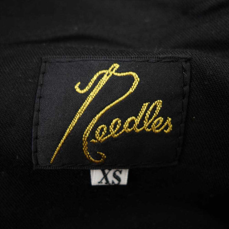 Needles ニードルス JO168 WESTERN LEISURE PANT PE/PU DOUBLE CLOTH ウエスタンレジャーパンツ ブラック系 XS【中古】