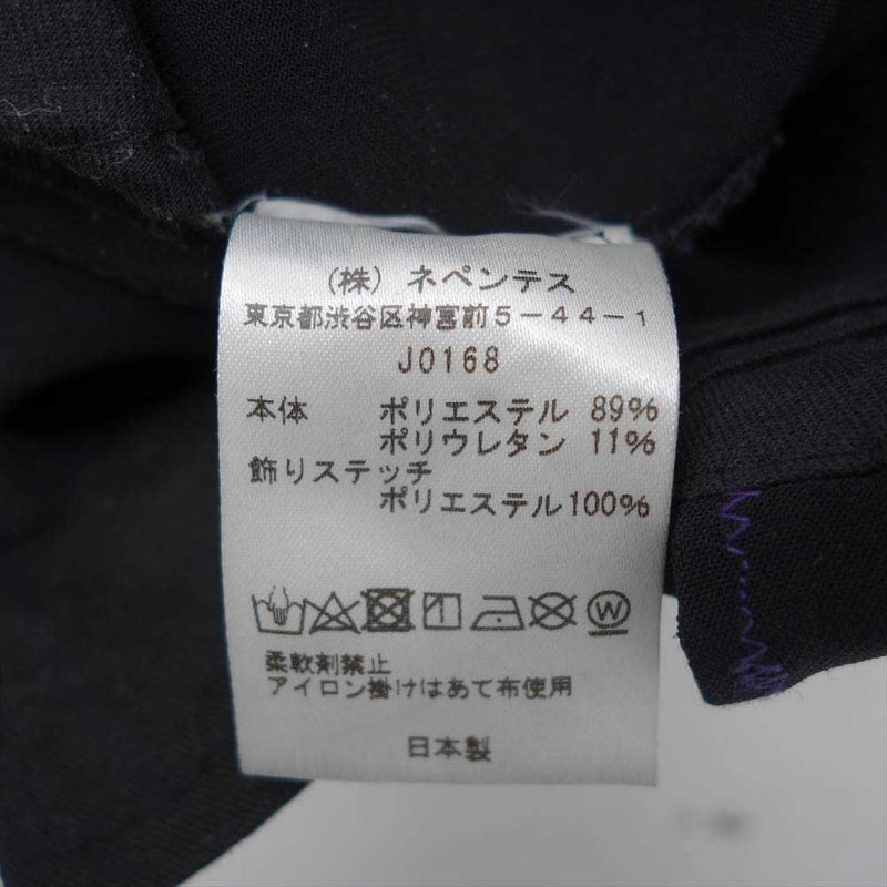 Needles ニードルス JO168 WESTERN LEISURE PANT PE/PU DOUBLE CLOTH ウエスタンレジャーパンツ ブラック系 XS【中古】