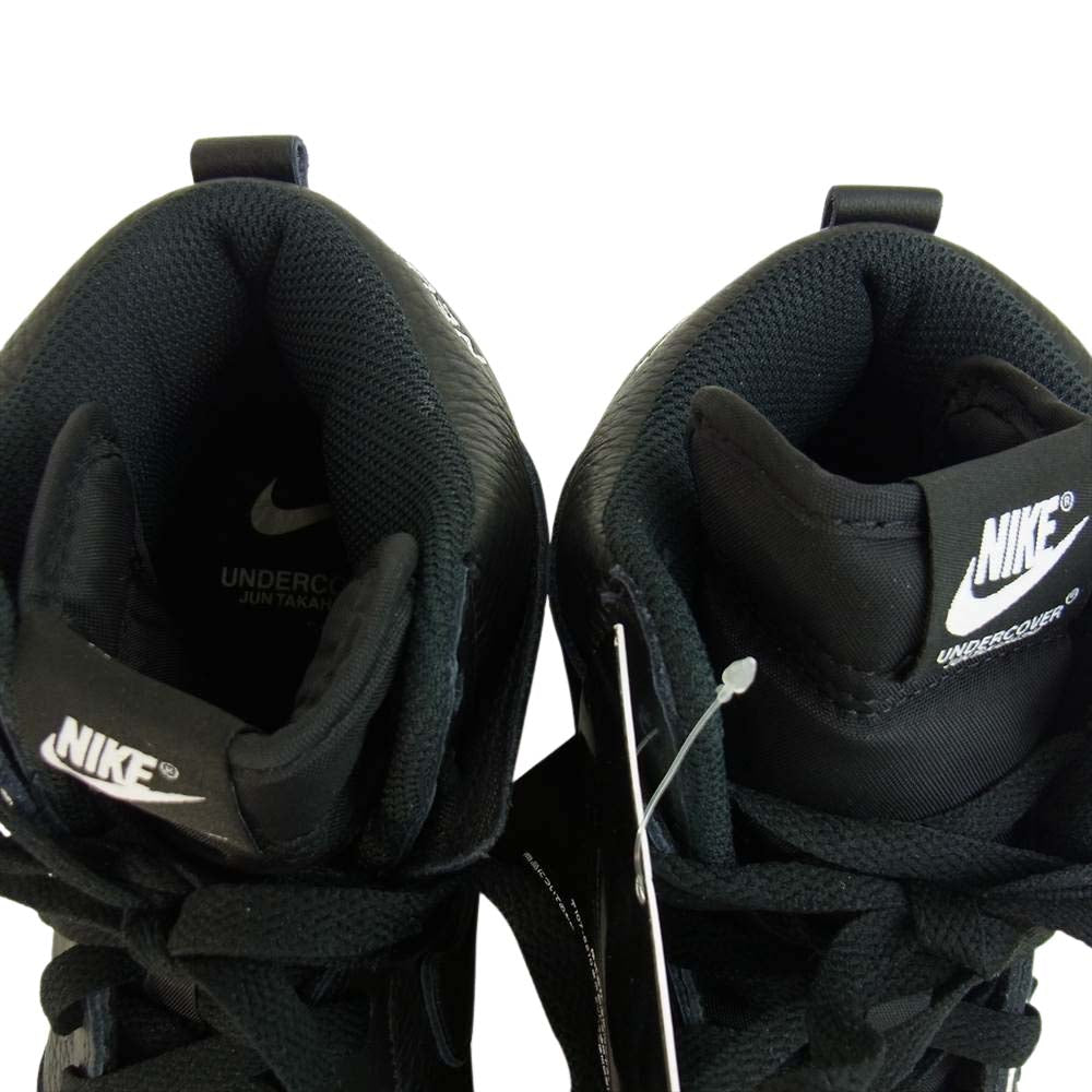 NIKE ナイキ DQ4121-001 × UNDERCOVER DUNK H2GH 1985/ U ダンク ハイ アンダーカバー スニーカー ブラック系 28.5cm【新古品】【未使用】【中古】