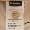 DESCENDANT ディセンダント 20SS 201BRDS-SHM06 BLEEK B.B SS SHIRT 半袖 ベースボールシャツ オフホワイト系 2【中古】