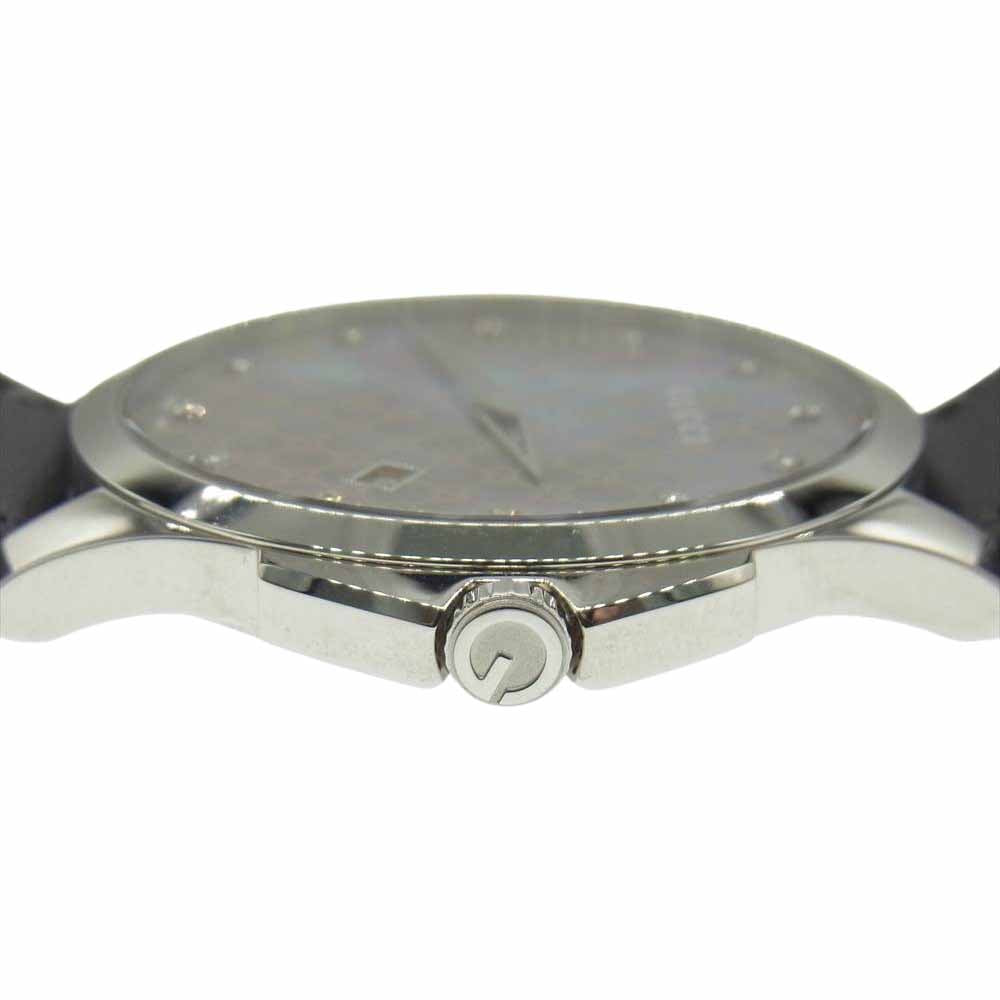 GUCCI グッチ 126.3 YA126307 G-TIMELESS Gタイムレス クォーツ ウォッチ 腕時計 チャコールグレー系【中古】