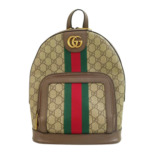 GUCCI グッチ 547965 882020 オフィディア GG スモール バックパック ブラウン系【中古】