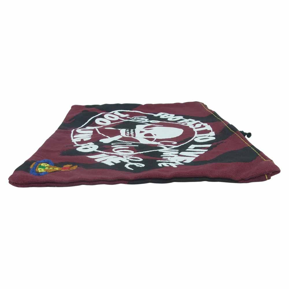 Vivienne Westwood ヴィヴィアンウエストウッド ANGLOMANIA RB2132-F TOO FAST TO LIVE ZIPPOUCH アングロマニア クラッチ バッグ ワインレッド系 ブラック系【美品】【中古】