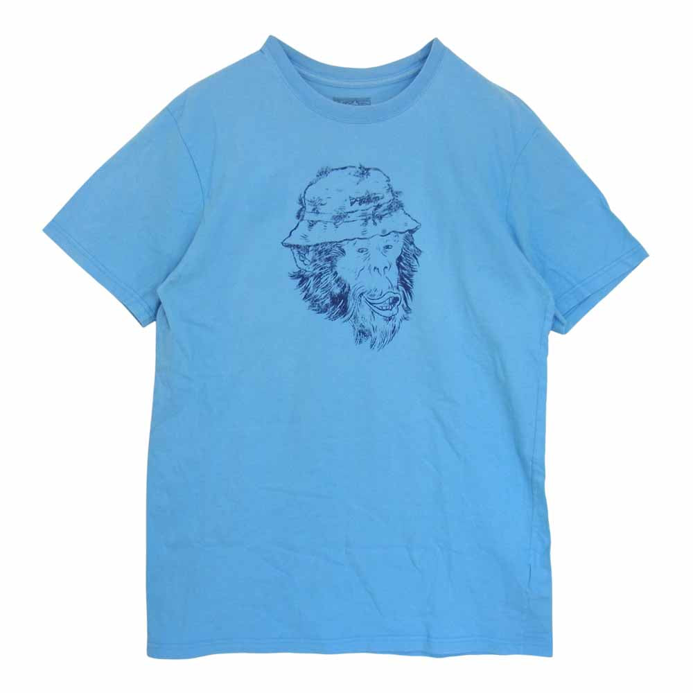 patagonia パタゴニア 16SS 38803SP16 猿人 アートスケッチ プリント クルーネック 半袖 Tシャツ ブルー系 M【中古】