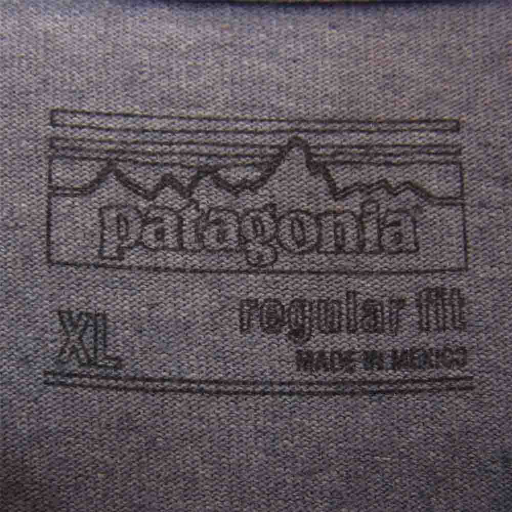 patagonia パタゴニア 16SS 38863SP16 LIVE SINPLY グラフィック プリント クルーネック 半袖 Tシャツ ブルー系 XL【中古】
