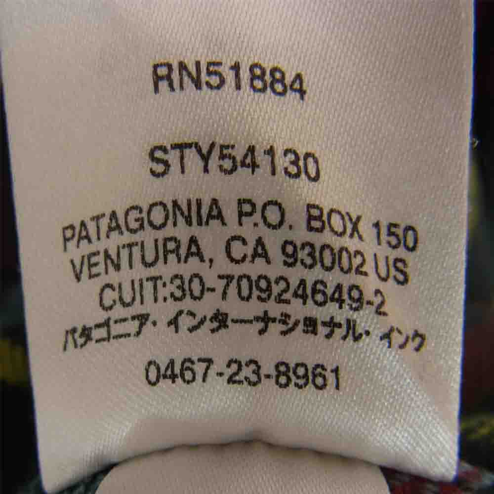 patagonia パタゴニア 16AW 54130FA16 フィヨルド フランネル チェック 長袖 シャツ グリーン系 L【中古】
