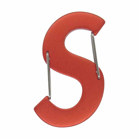Supreme シュプリーム 21AW Nite Ize S Logo Keychain ナイトアイズ エスロゴ キーチェーン カラビナ レッド系【中古】