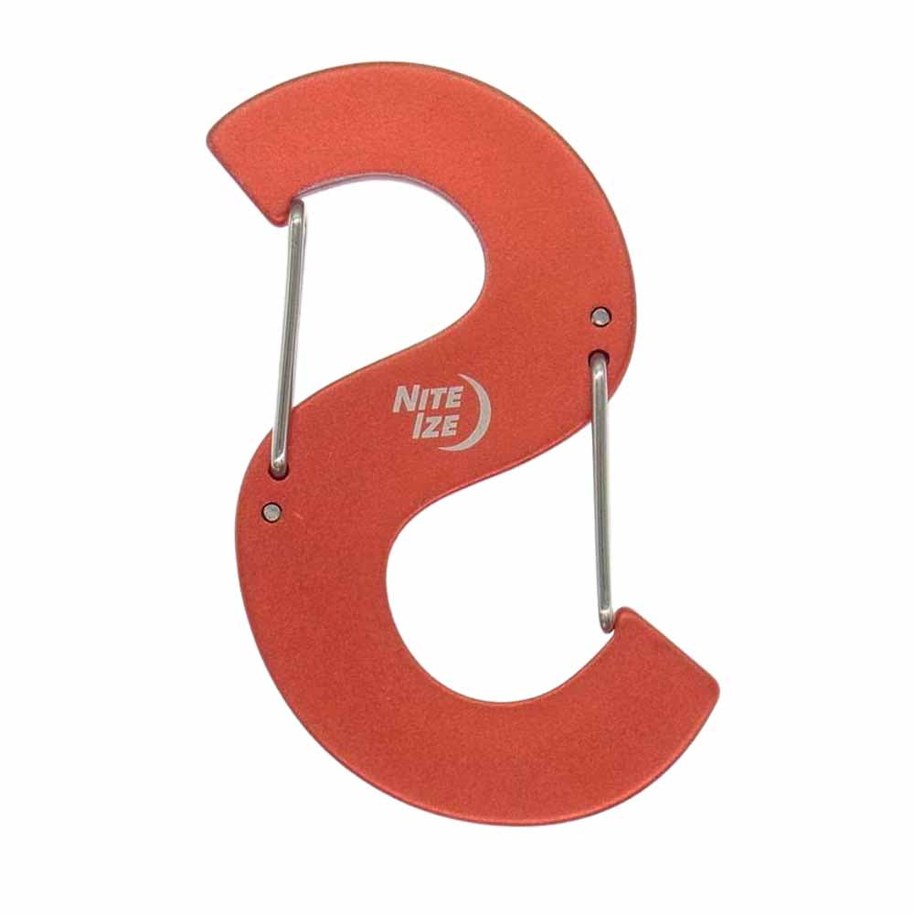 Supreme シュプリーム 21AW Nite Ize S Logo Keychain ナイトアイズ エスロゴ キーチェーン カラビナ レッド系【中古】