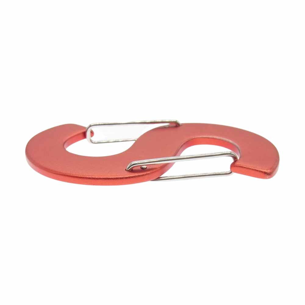 Supreme シュプリーム 21AW Nite Ize S Logo Keychain ナイトアイズ エスロゴ キーチェーン カラビナ レッド系【中古】