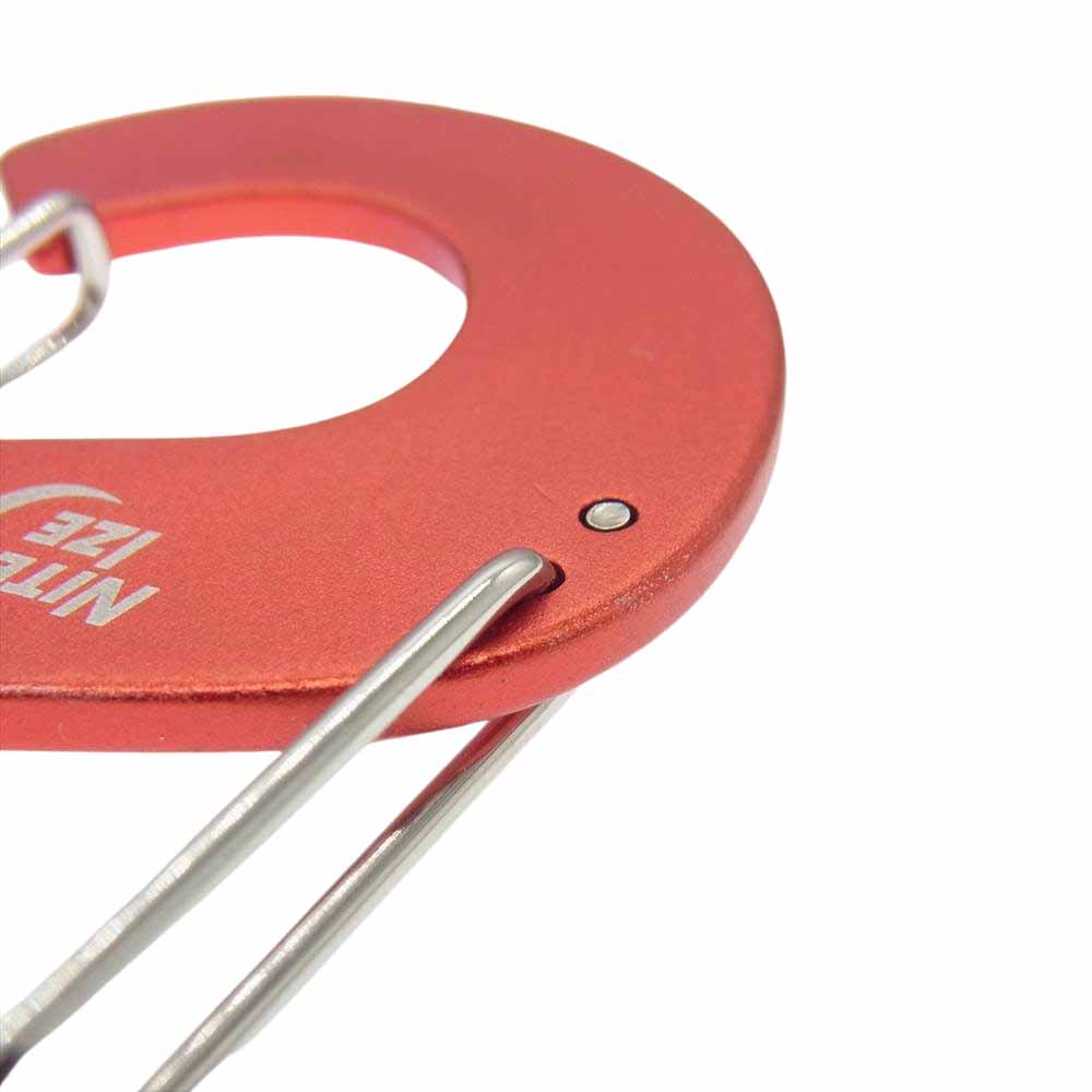 Supreme シュプリーム 21AW Nite Ize S Logo Keychain ナイトアイズ エスロゴ キーチェーン カラビナ レッド系【中古】