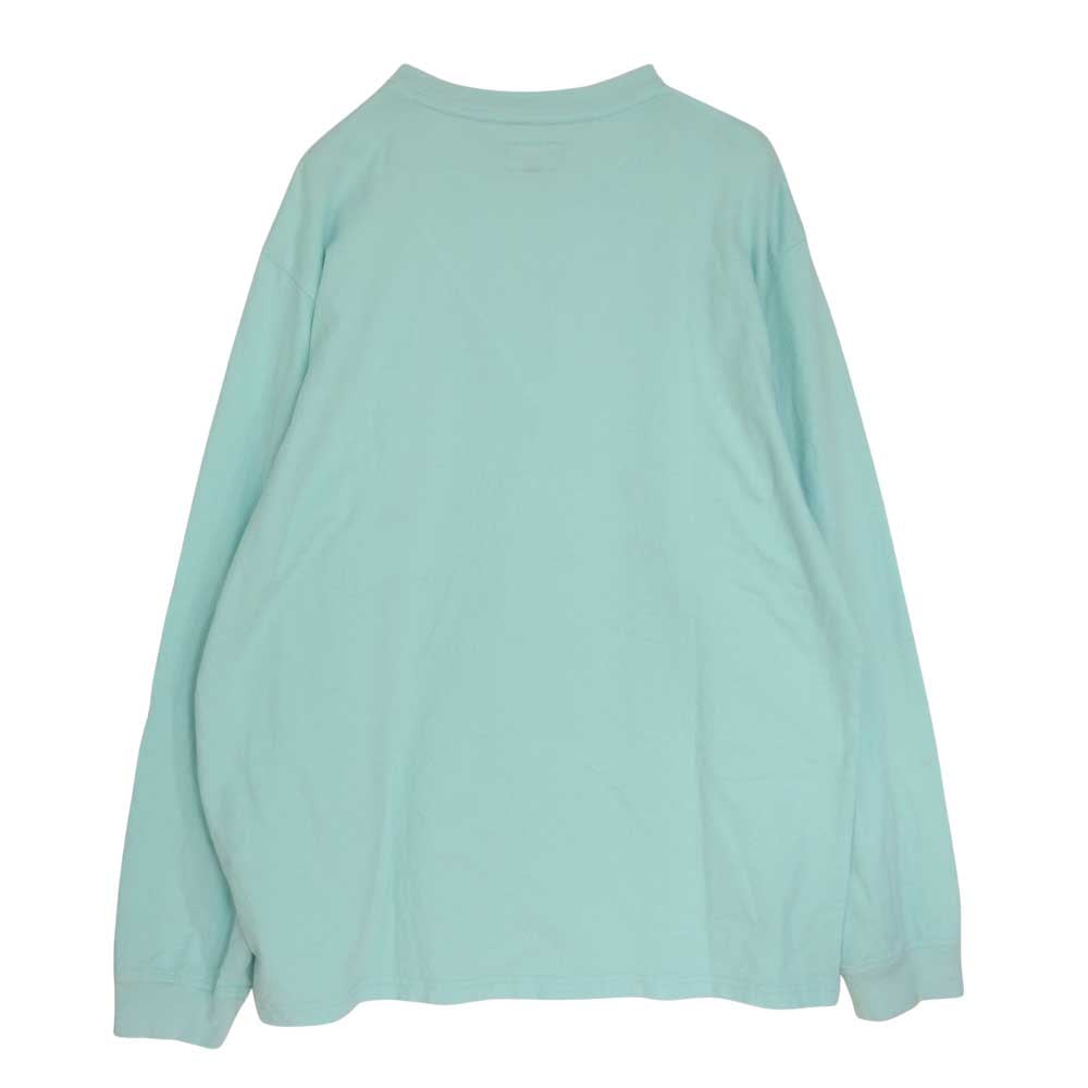 Supreme シュプリーム SMALL BOX L/S TEE スモール ボックス 長袖 Tシャツ ライトブルー系 L【中古】