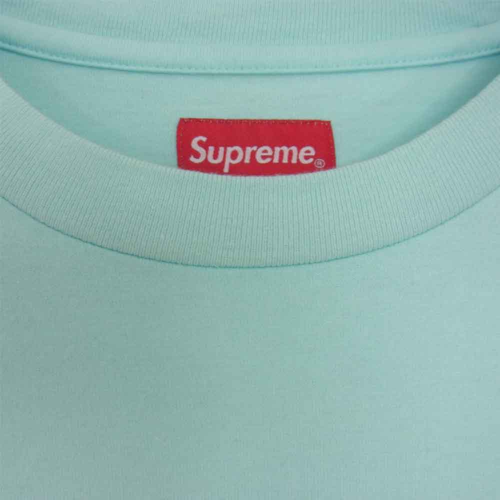 Supreme シュプリーム SMALL BOX L/S TEE スモール ボックス 長袖 Tシャツ ライトブルー系 L【中古】